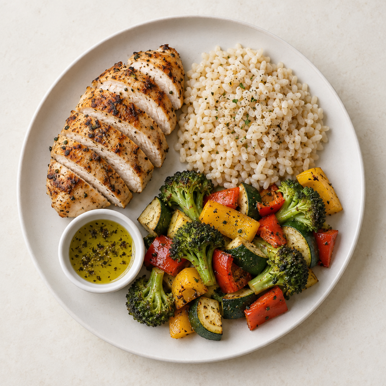 Un exemple d’assiette du Challenge 42